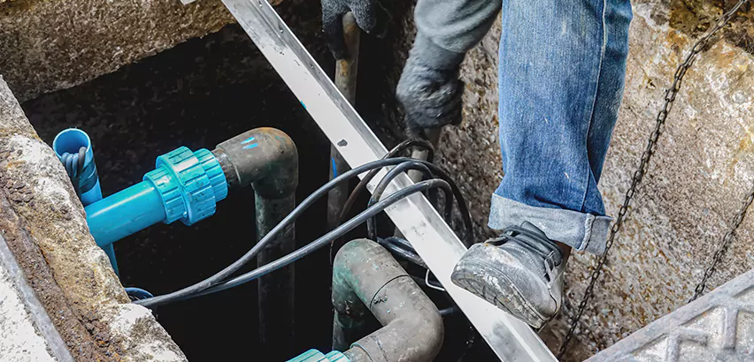 Zoeller Sewage Ejector Pump System in Garden City
